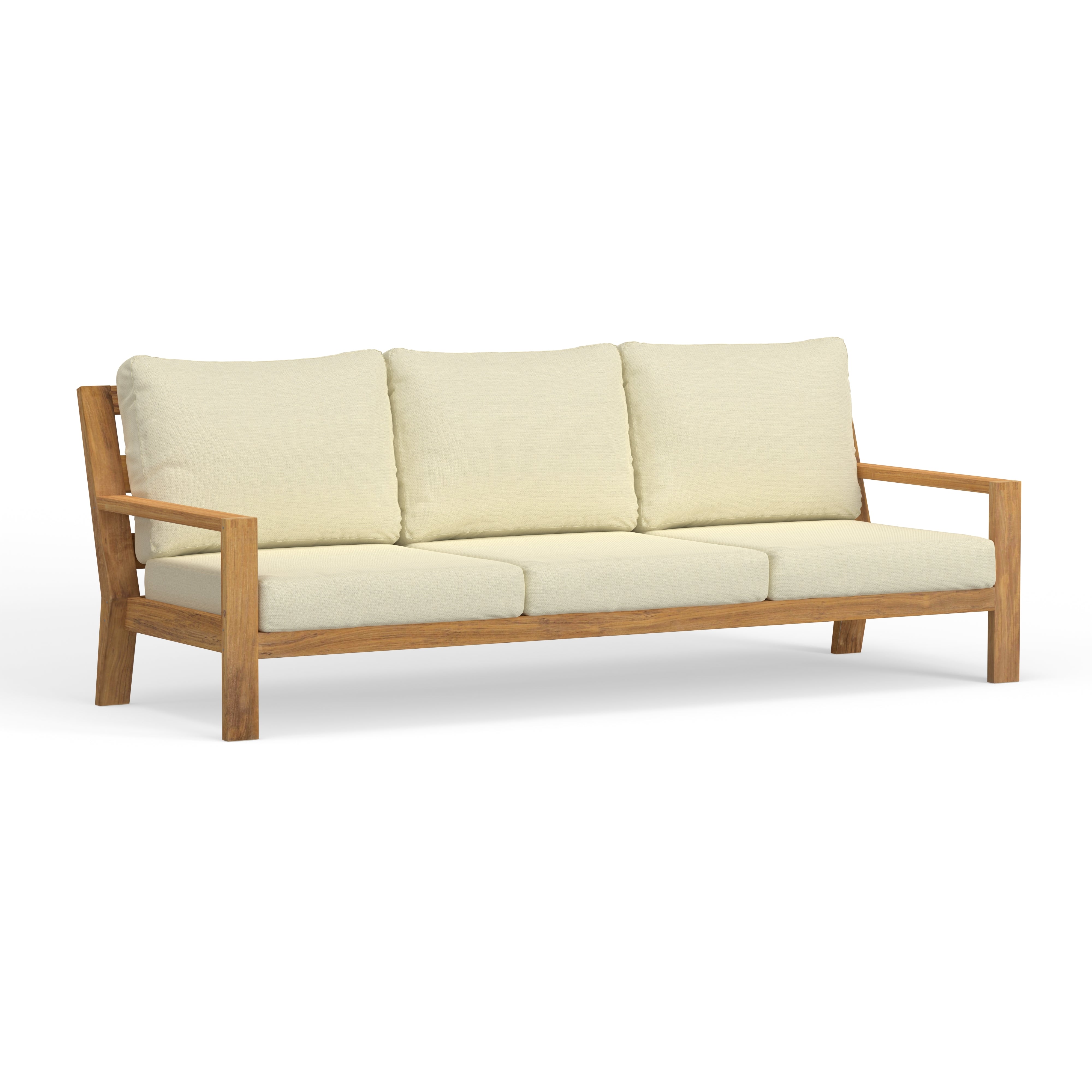 Most Comfortable Modern Teak Wood Outdoor Sofa That Will Really Last