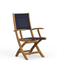 Teak Folding Chair And Dining Table Set For Four