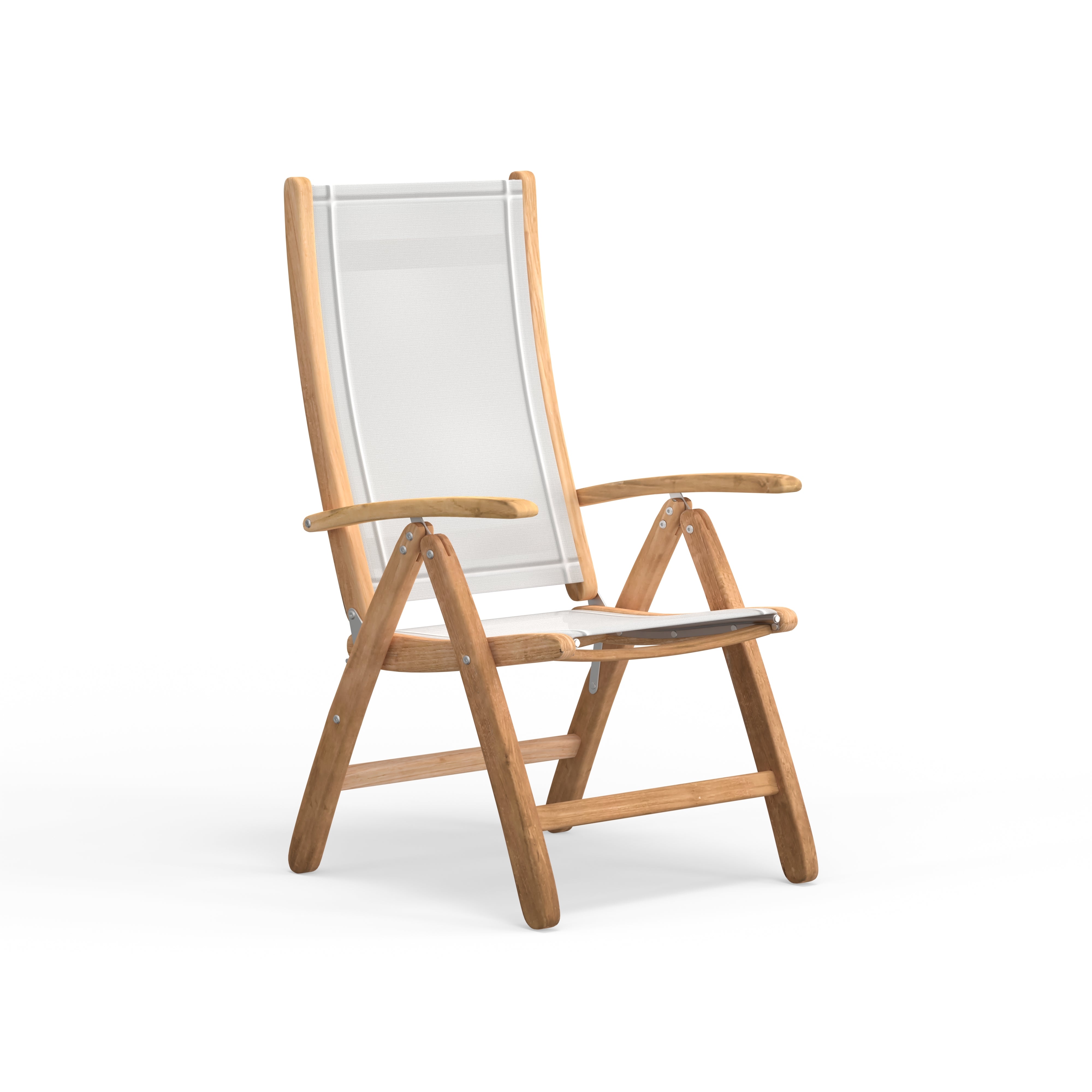 Teak recliner online chair