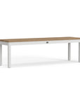White Aluminum Bench
