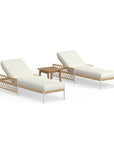 Highest Quality Aluminum Outdoor Chaise Lounge Set