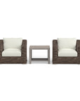 Best Quality Luxury Wicker Club Chair Set For Two