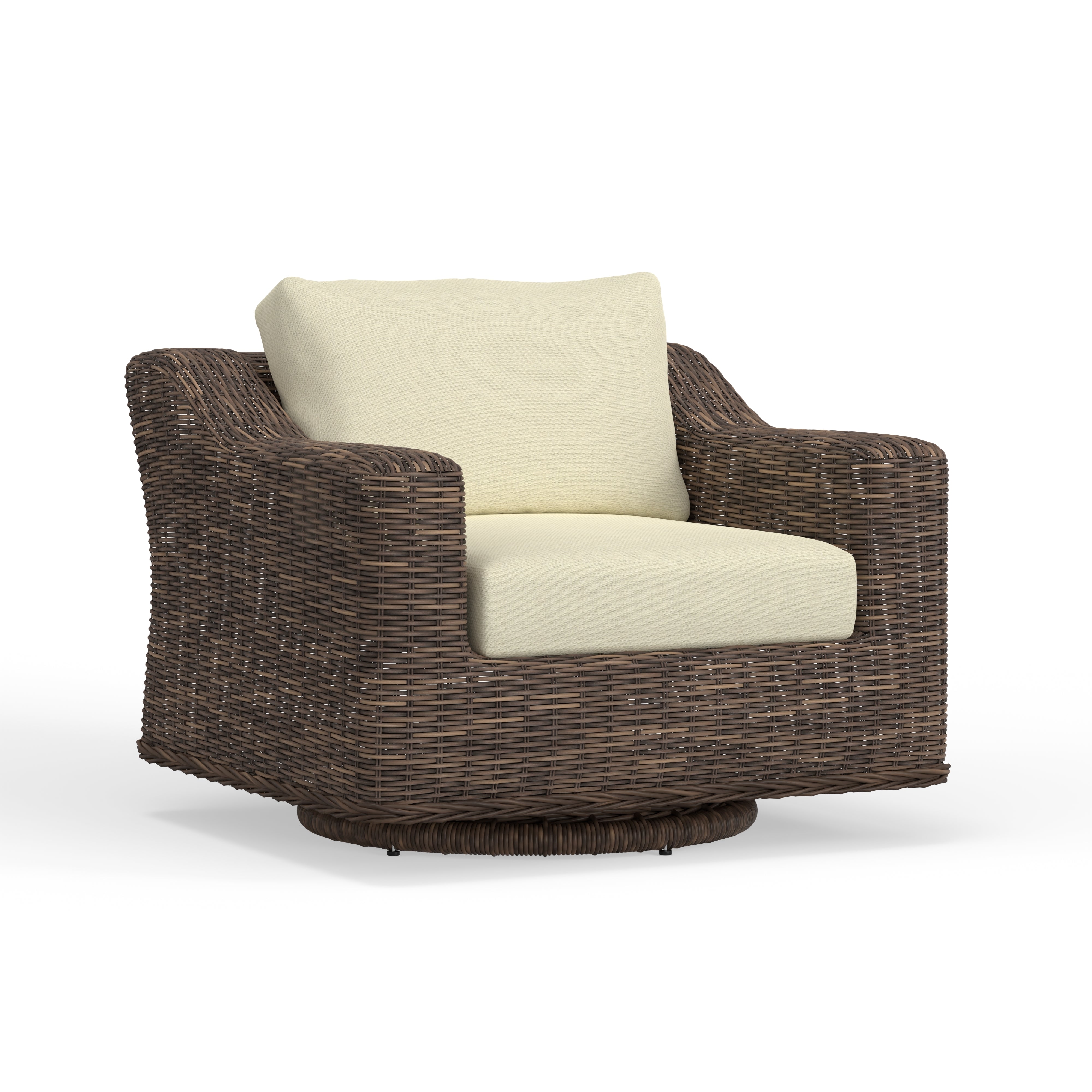 Perfect Wicker Swivel Patio Chair