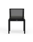 Black Aluminum Outdoor Chair - Modern Dining Chair