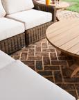 Modular Wicker Sectional