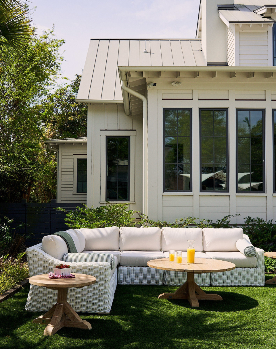 Handcrafted Wicker Sectional