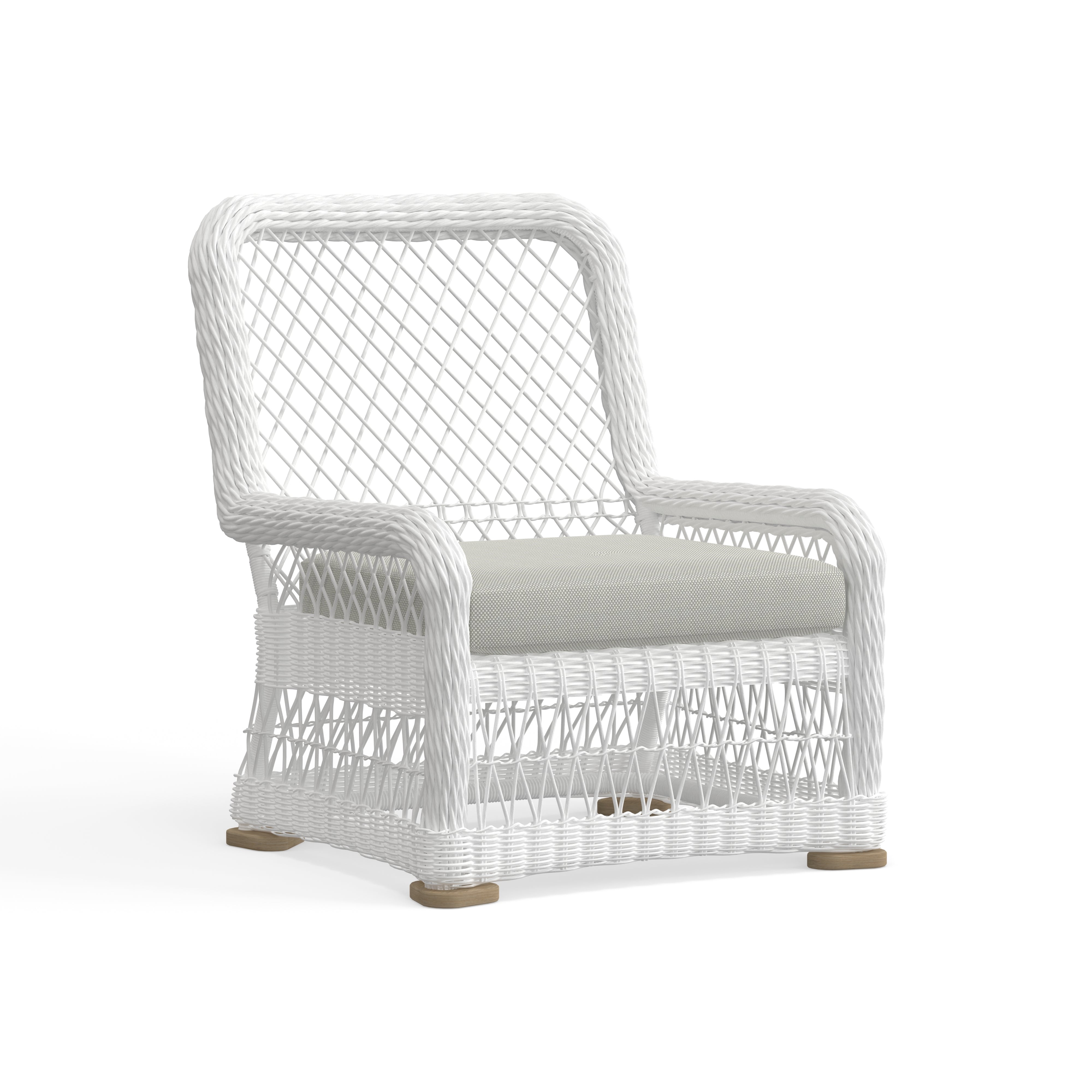 White Wicker Megan Stokes Home Chairs