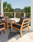Best Grade A Teak Outdoor Sofa, Loveseat, Club Chair and Coffee Table