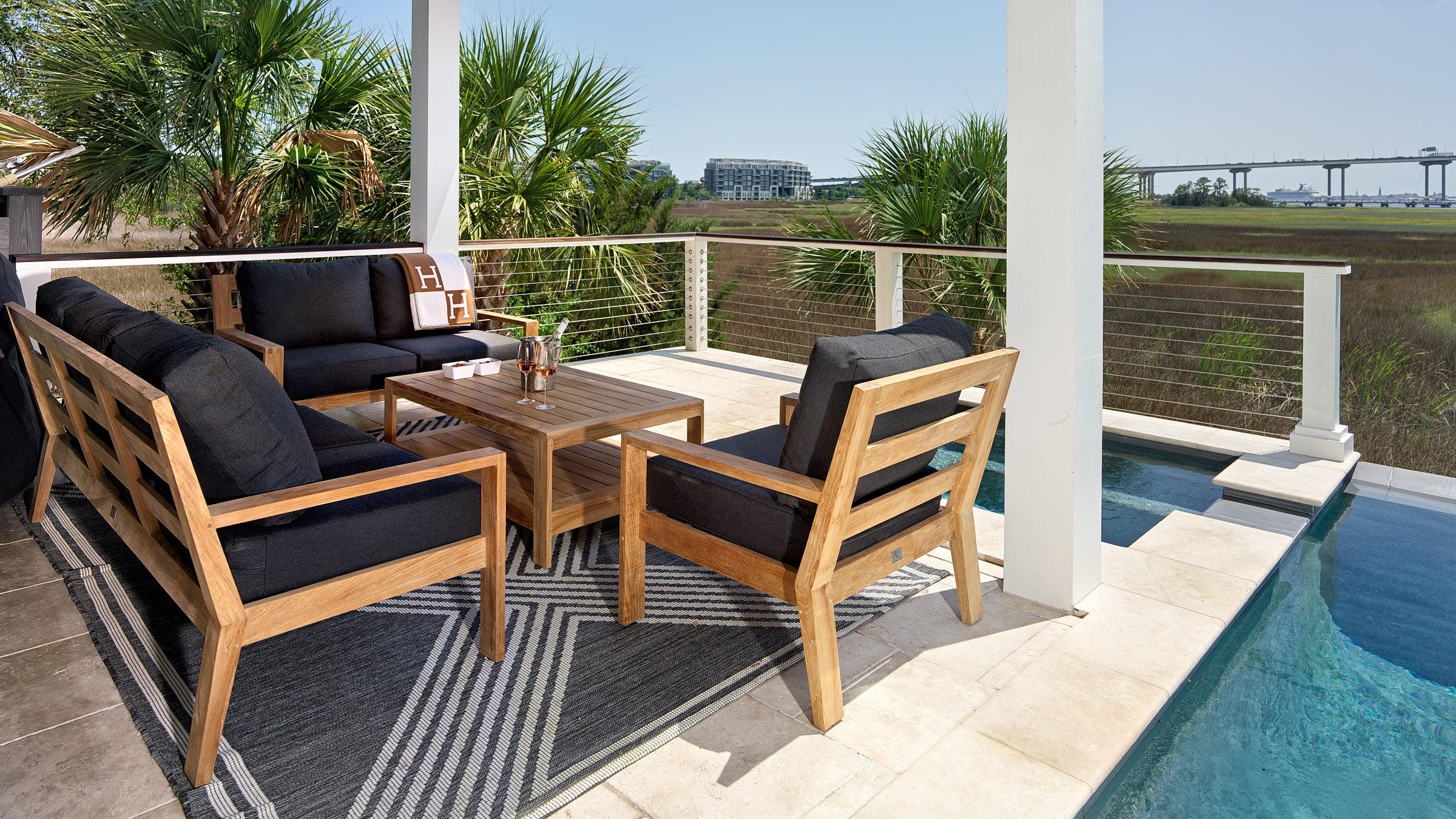 Deck coffee table hotsell