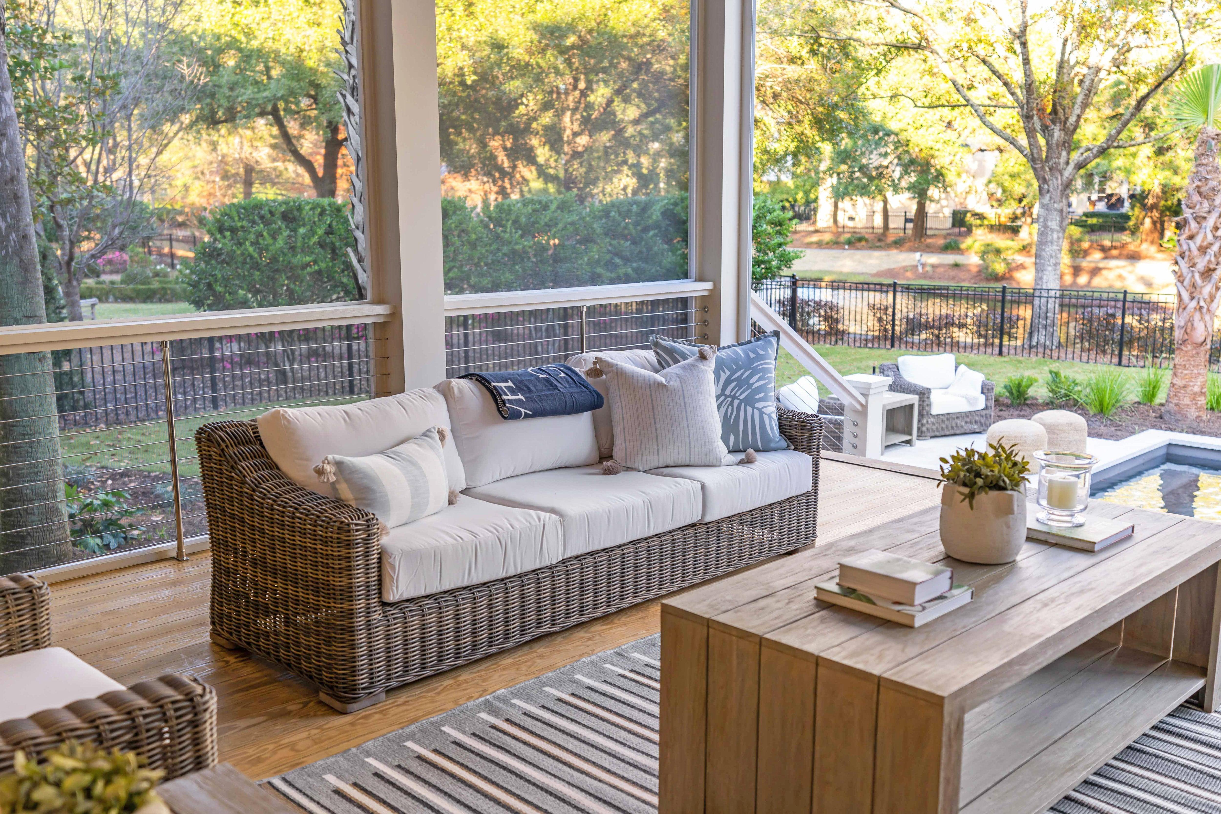 Timeless Outdoor Wicker Sofa By Harbor Classic Charleston SC