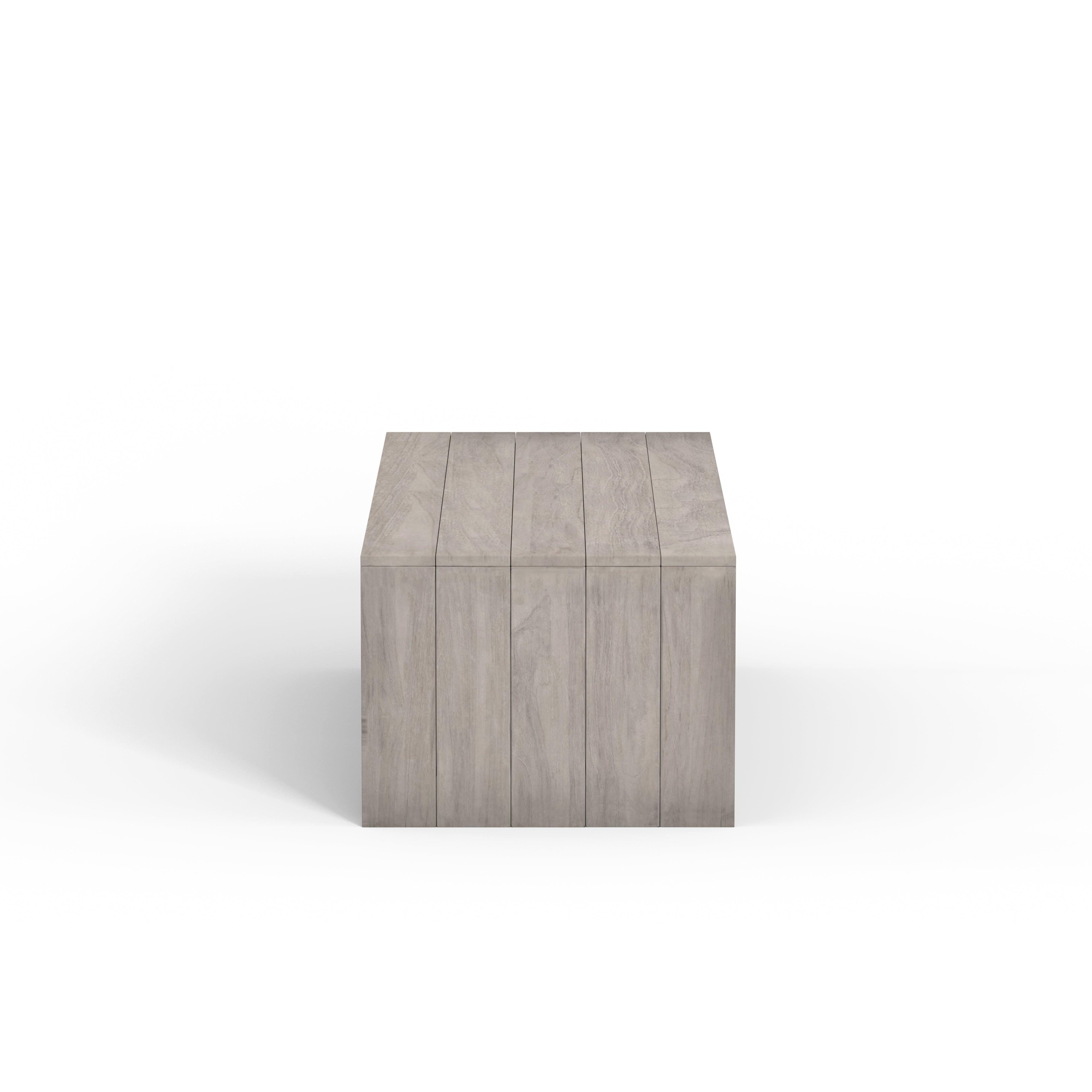 Highest Quality Weathered Gray Teak Coffee Table