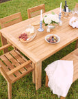 Highest Quality 4 Foot Outdoor Teak Bench
