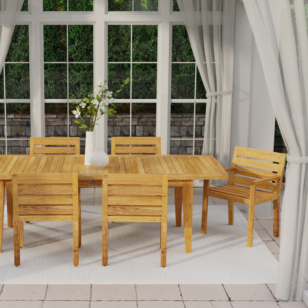 Charleston 7-Piece Extension Table Dining Set