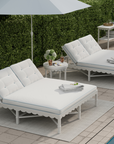 Riviera Outdoor Double Chaise Lounge