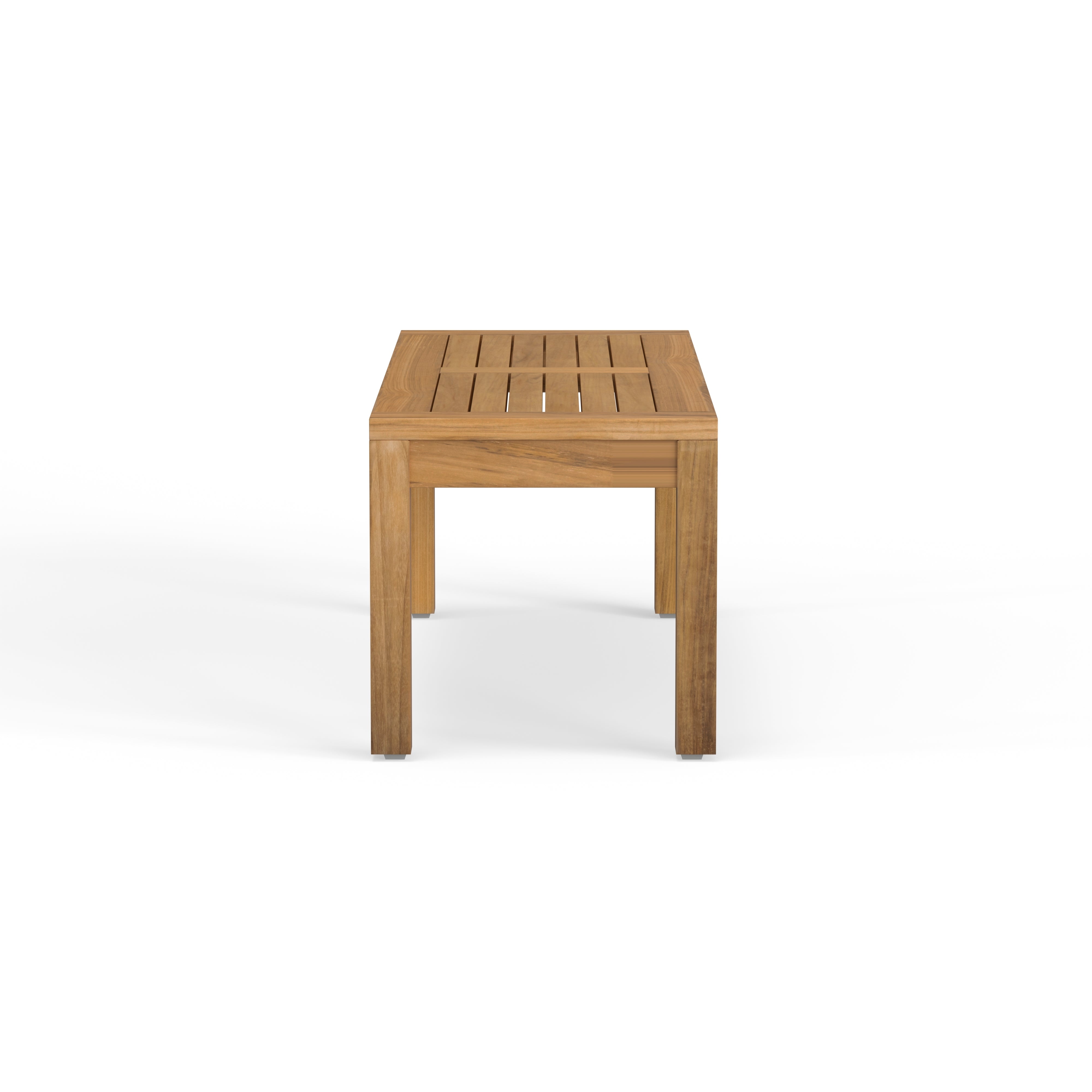 Timeless 48 Inch Outdoor All Teak Wood Dining Bench