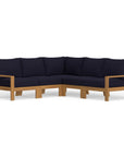 Contemporary Teak Sectional 
