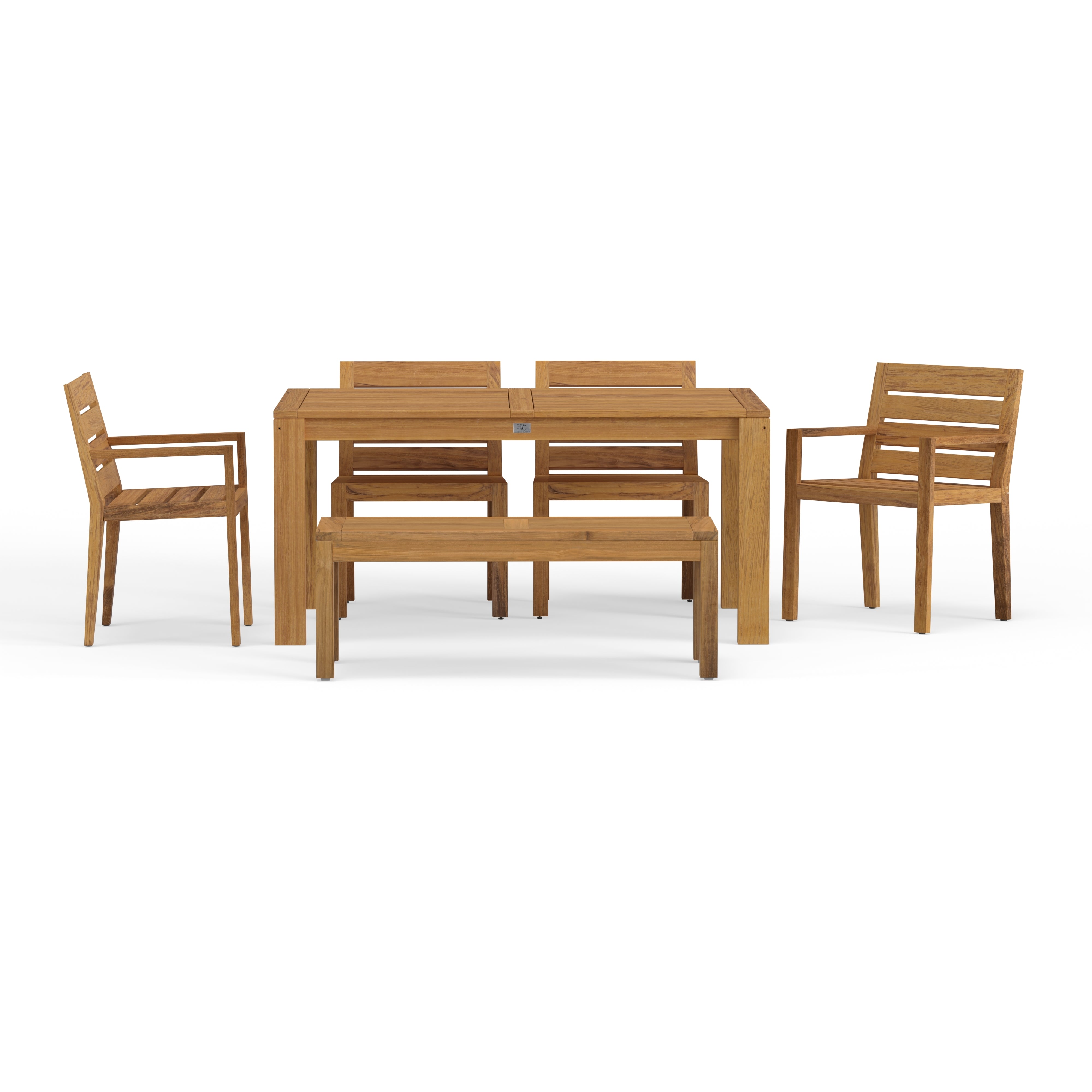 Best Quality Outdoor Dining Table Chairs And Bench Set