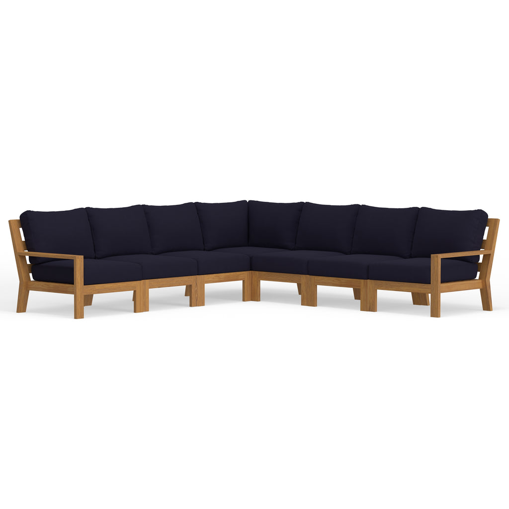 Navy Cushion Outdoor Sectional