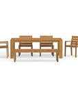 Highest Quality Teak Wood Dining Table And Chair Set With Bench