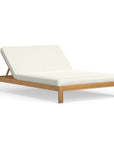 Best Quality Outdoor Teak Double Chaise Lounge