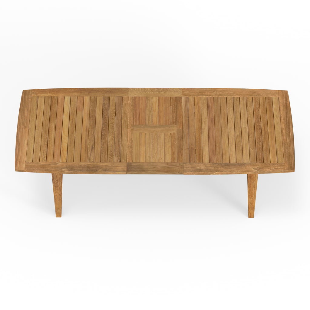 Hidden Leaf Great Quality Outdoor Teak Dining Extension Table