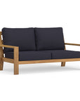 Modern Outdoor Loveseat That Is Handcrafted From Grade-A Teak Available Now