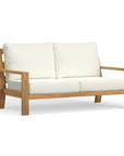 Best Luxury Teak Outdoor Loveseat Sunbrella Cushions Included