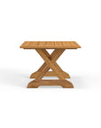 Classic Teak Outdoor Trestle Dining Table