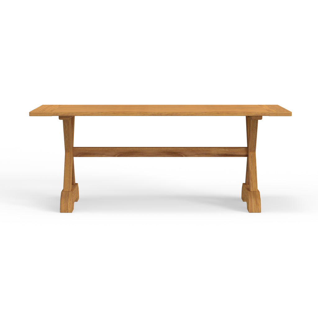Best Looking Outdoor Teak Trestle Table That Will Last Forever