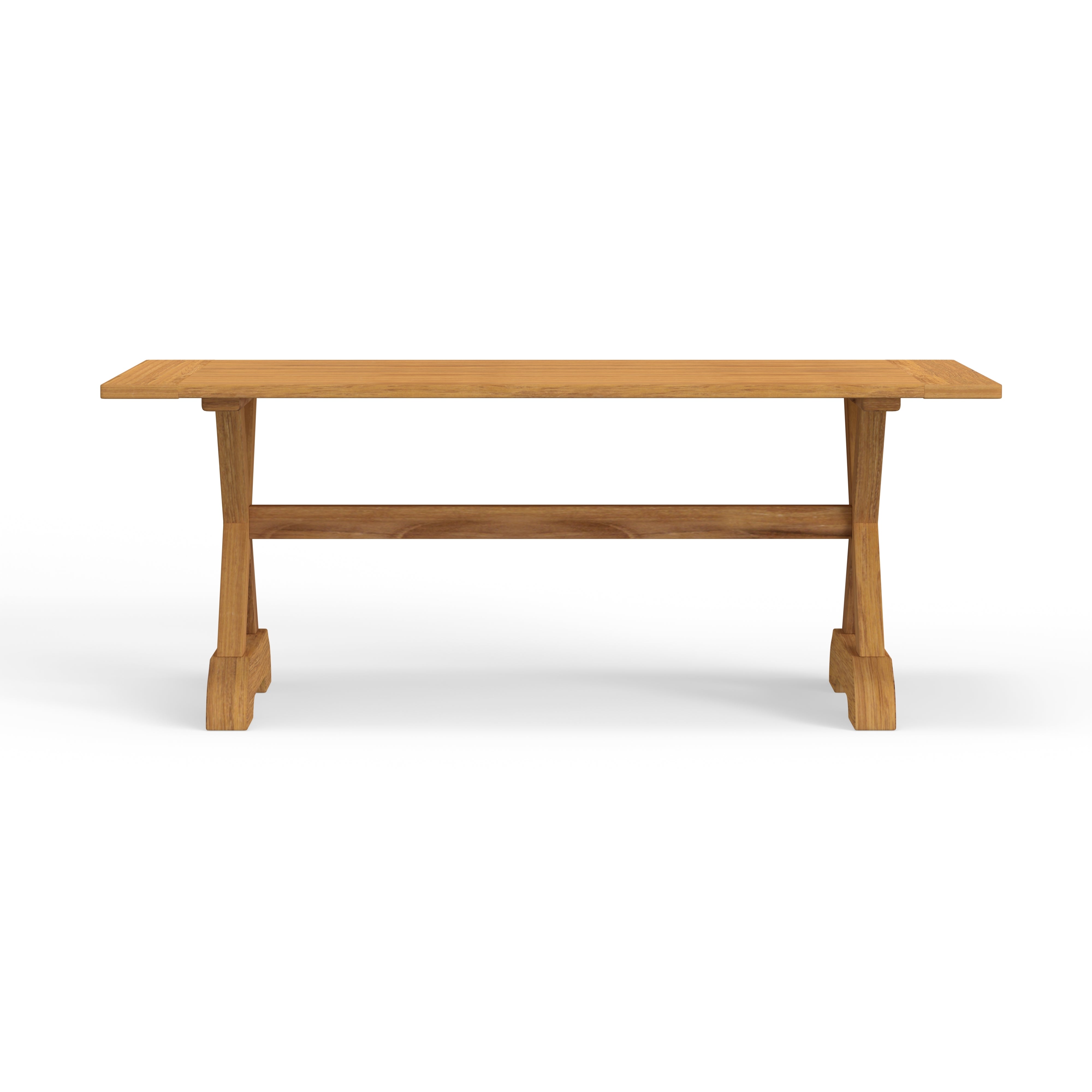 Best Looking Outdoor Teak Trestle Table That Will Last Forever