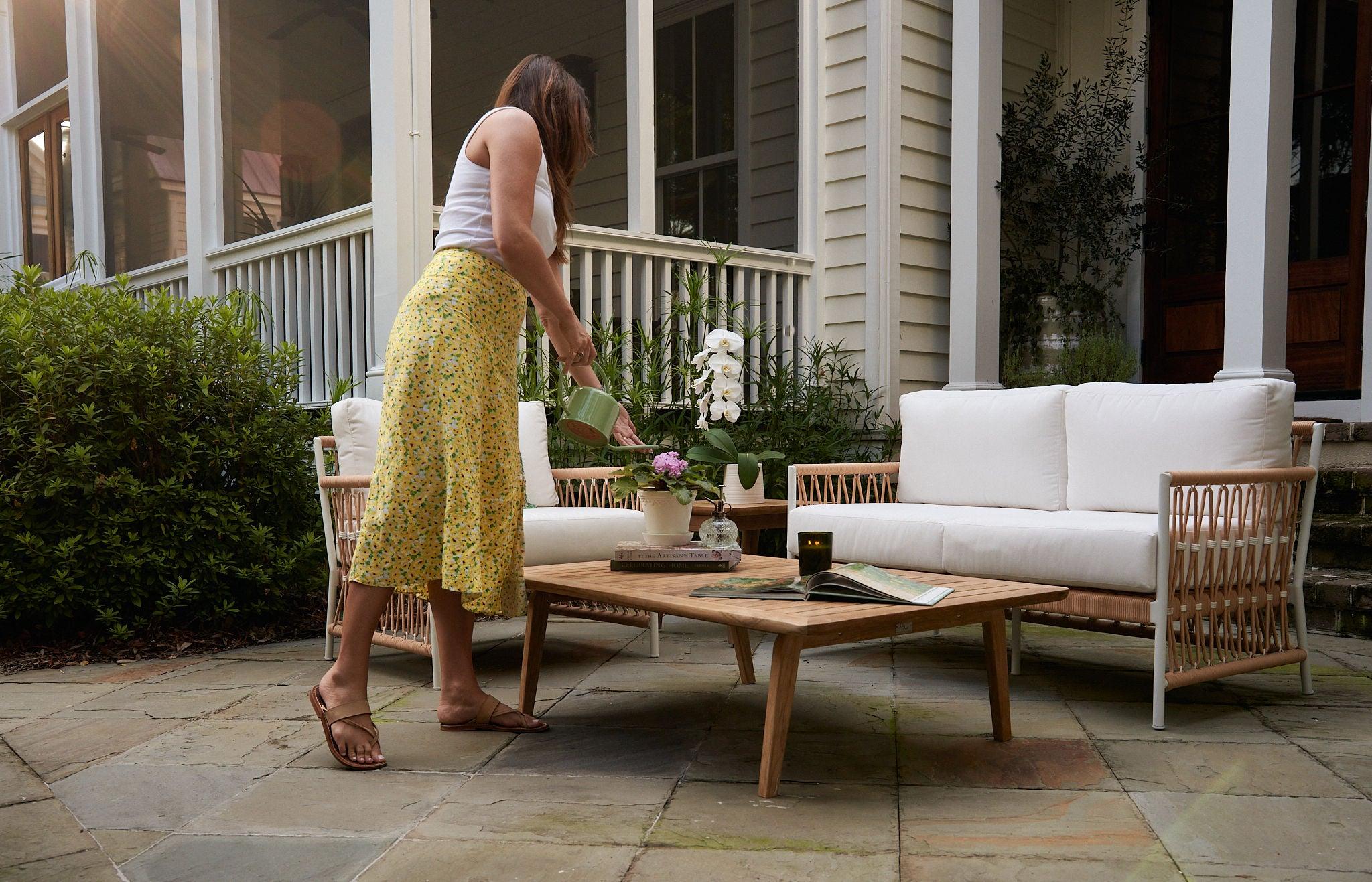 Sleek Teak Coffee Table