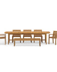 Highest Quality Luxury Teak Dining Table And Chair Set