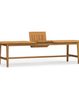 Highest Quality Teak Extension Dining Table With Hidden Leaf