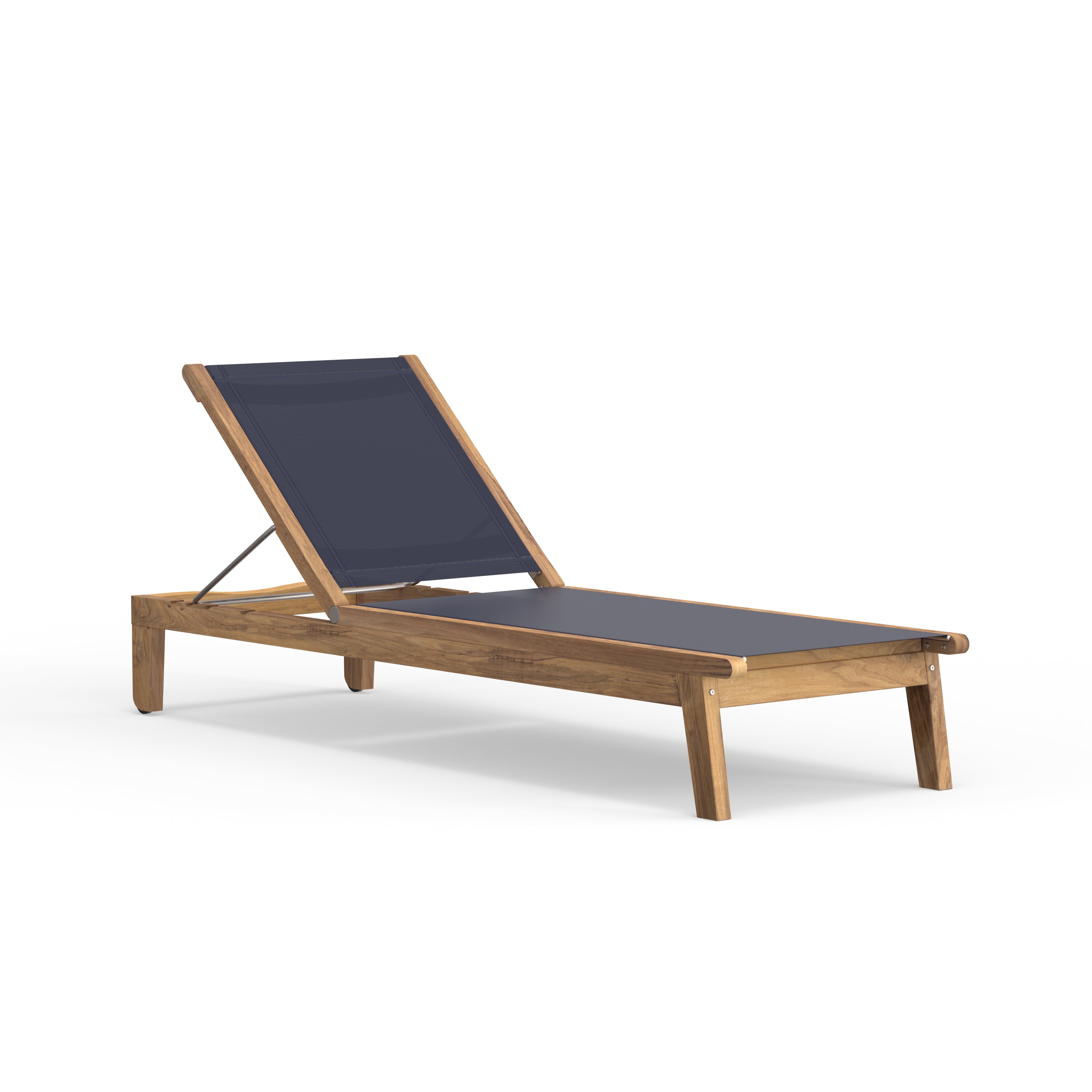 Navy Outdoor Chaise Lounge