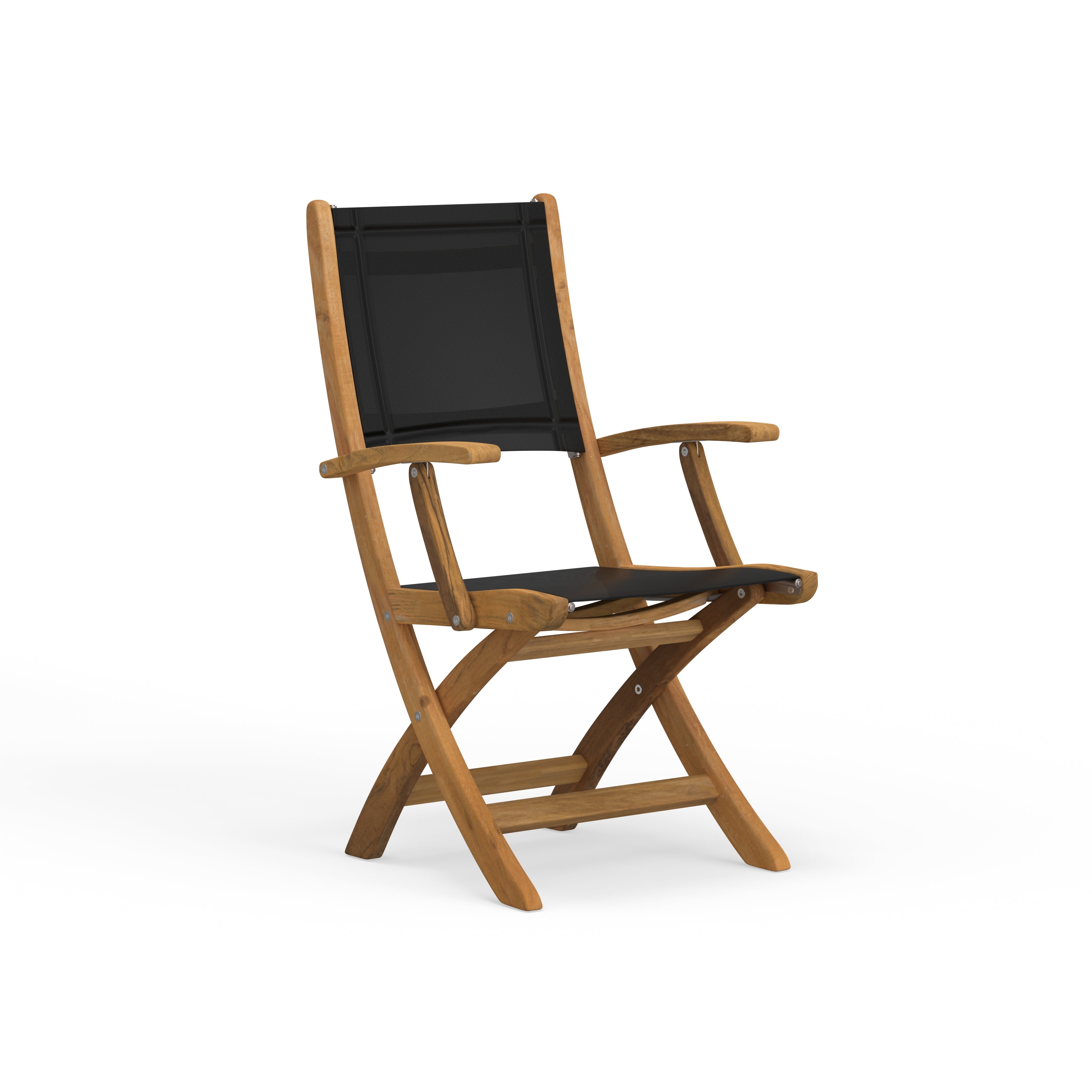FreeportFoldingArmChairBlackSl