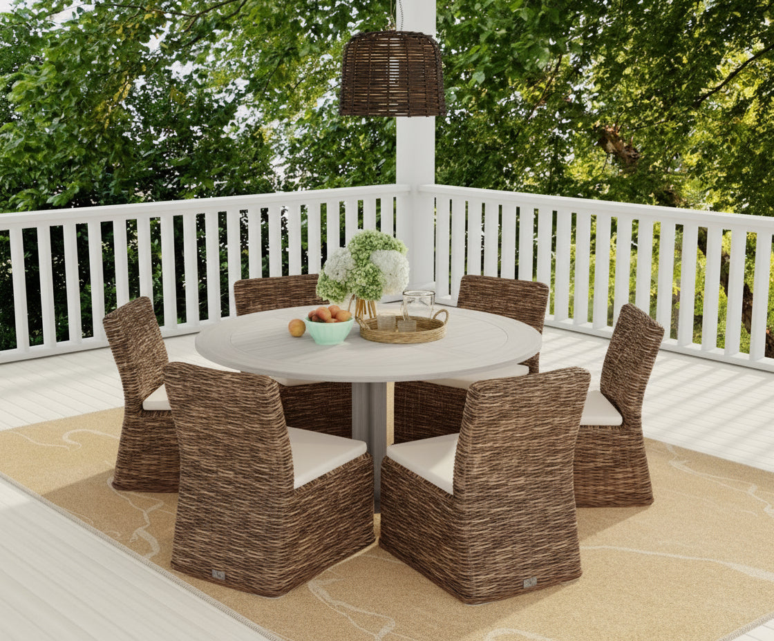 Newport Outdoor Pedestal Table (72 inches)