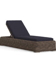 Modern Wicker Chaise Lounge For Patios
