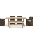 Best Outdoor Trestle Dining Bench