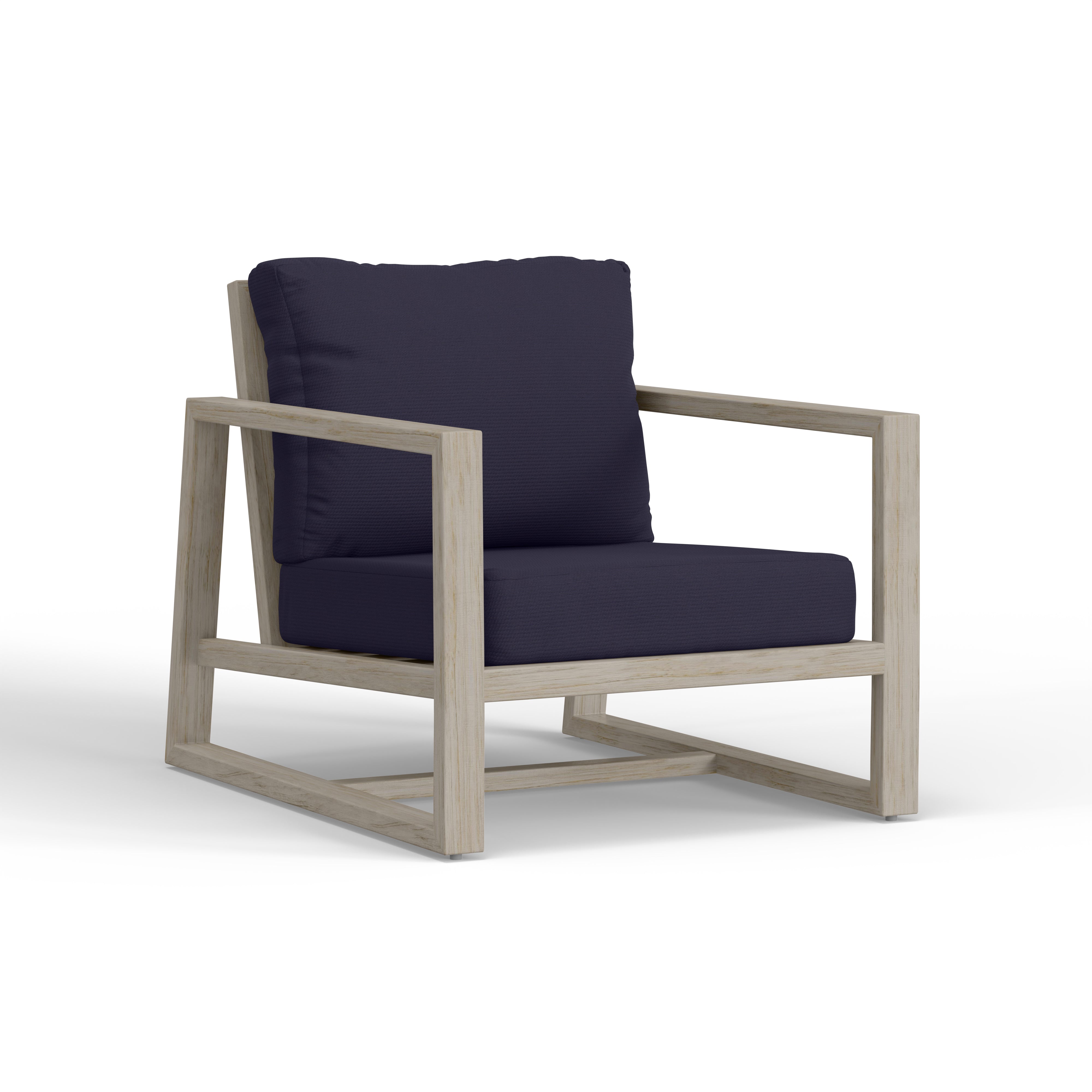 Best Quality Outdoor Gray Teak Club Chair
