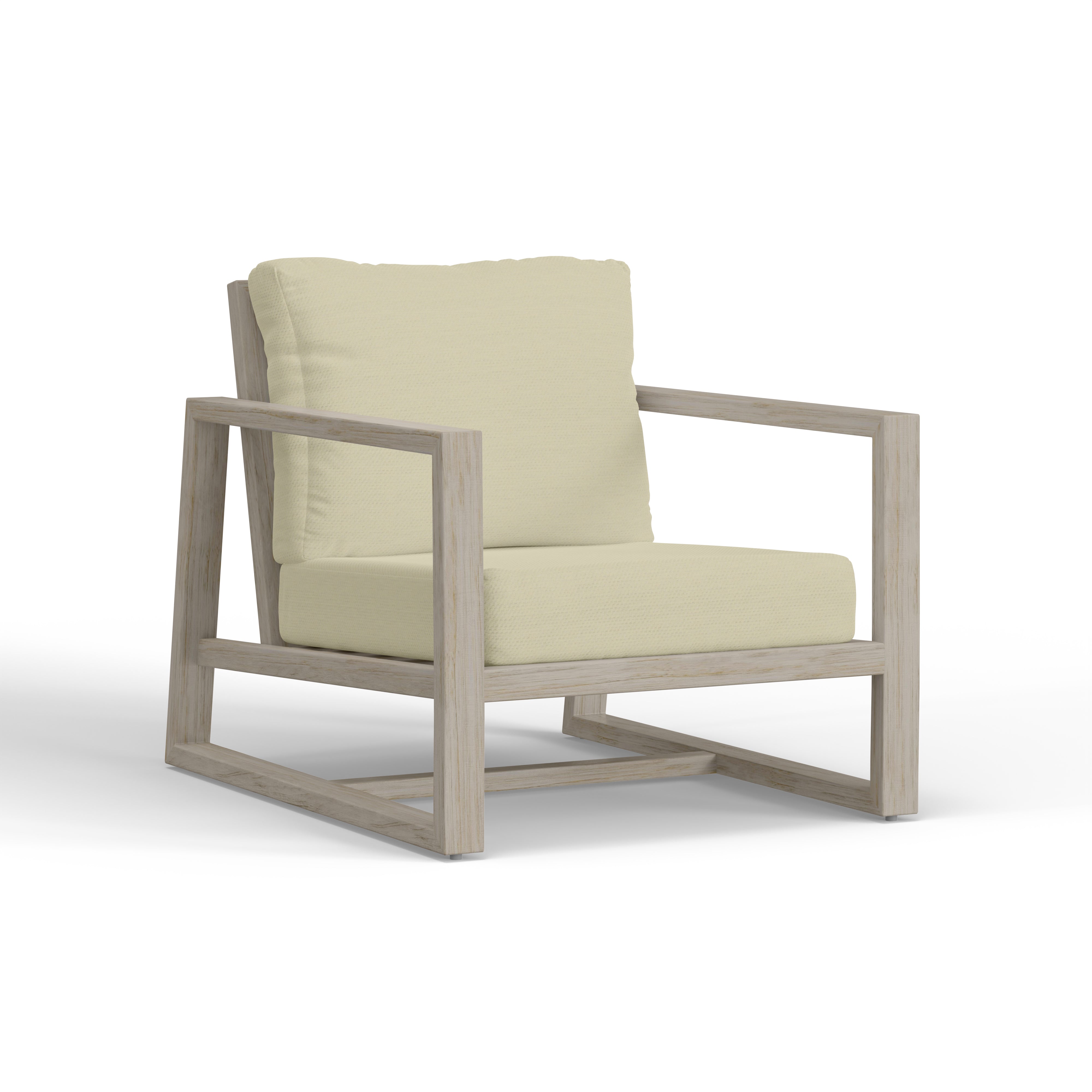 Most Comfortable Gray Teak Club Chair