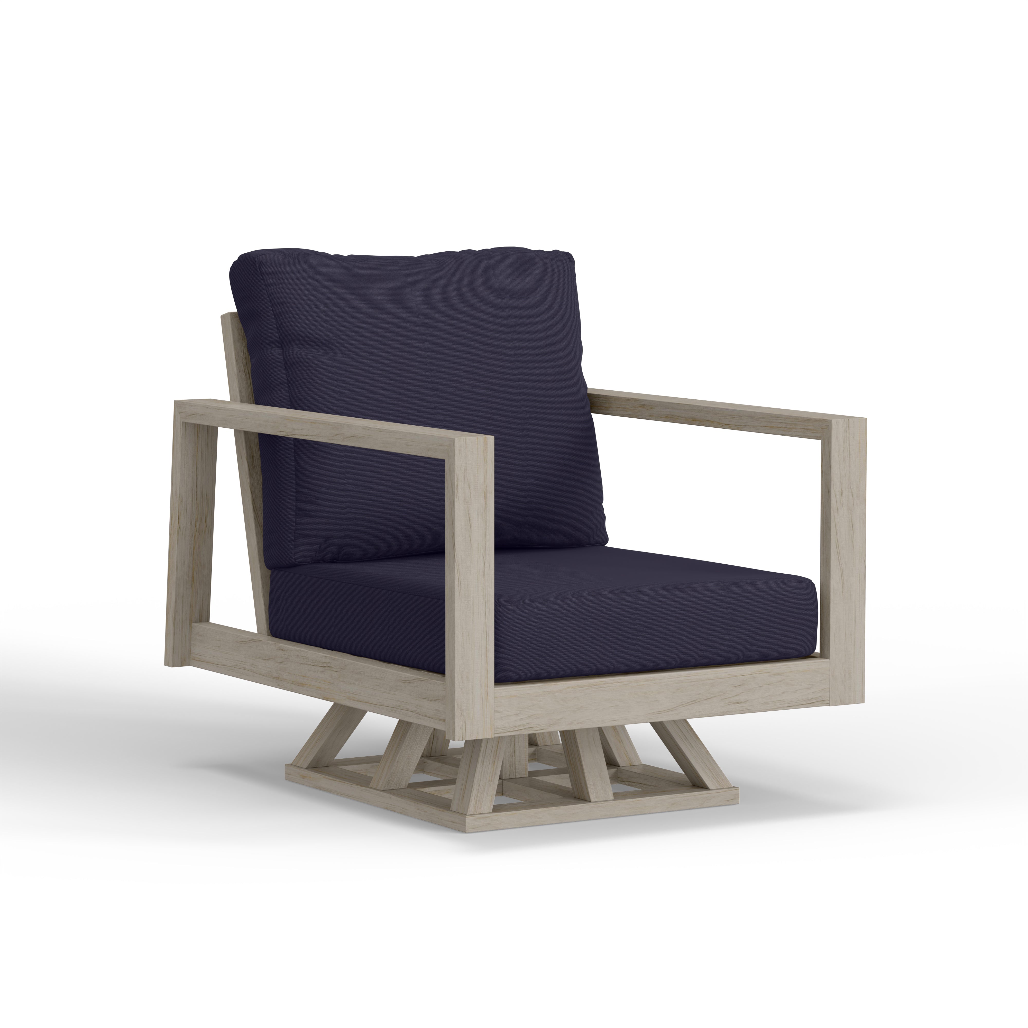 Luxury Outdoor Teak Swivel Rocker