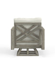 Best Quality Gray Wood Swivel Club Chair