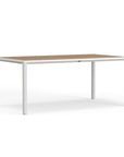 White Aluminum Dining Table