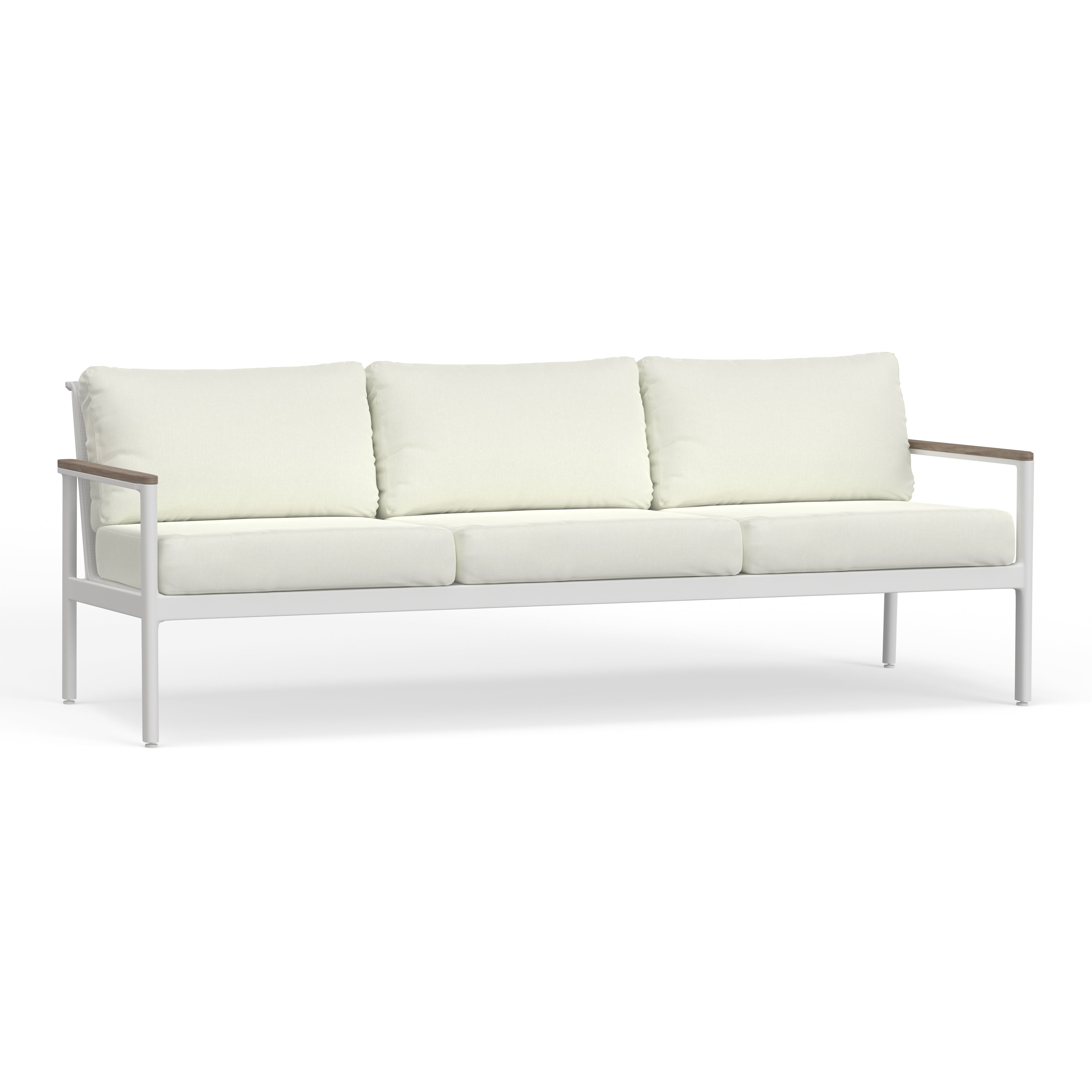 White Aluminum Sofa