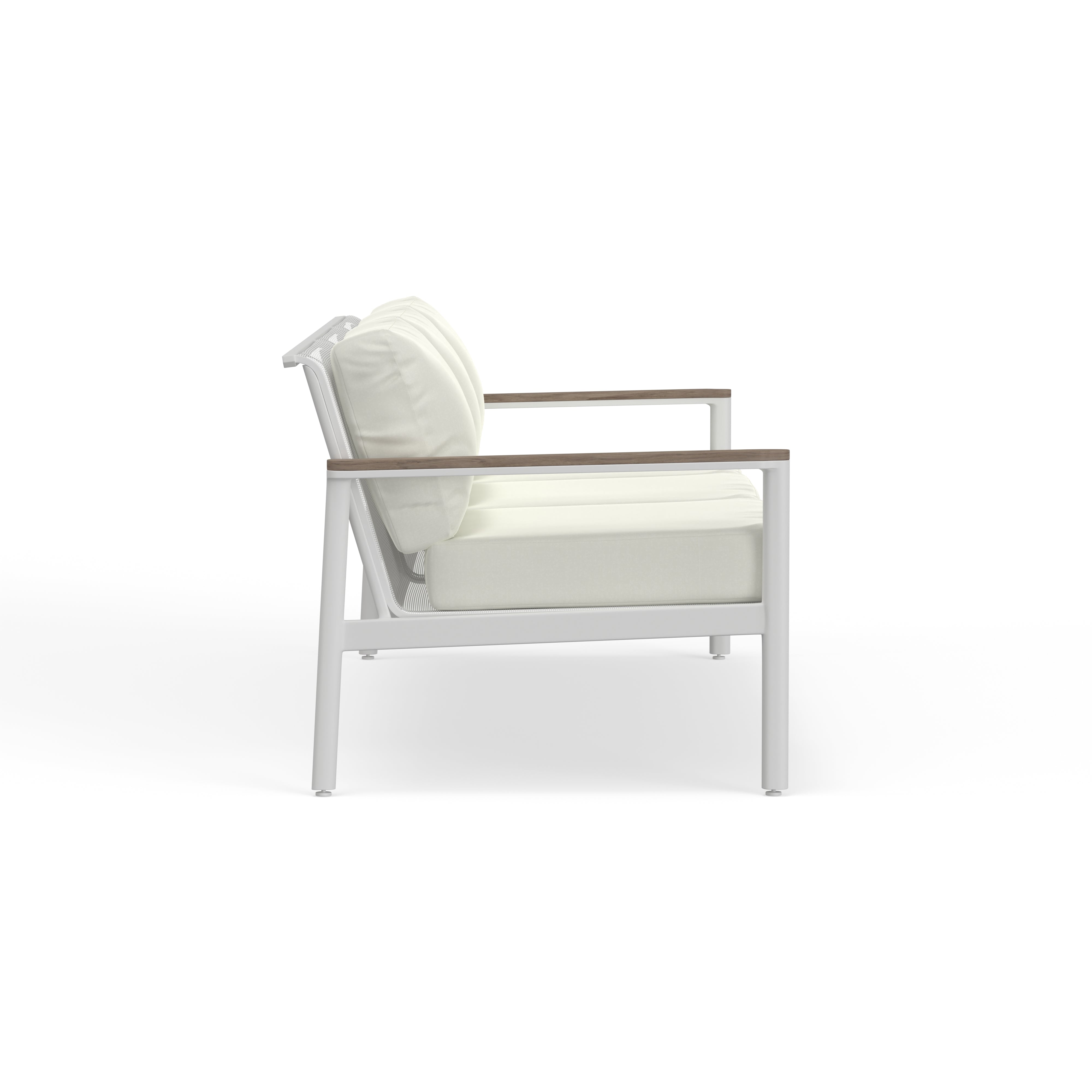 Luxury Outdoor Furniture In White Aluminum