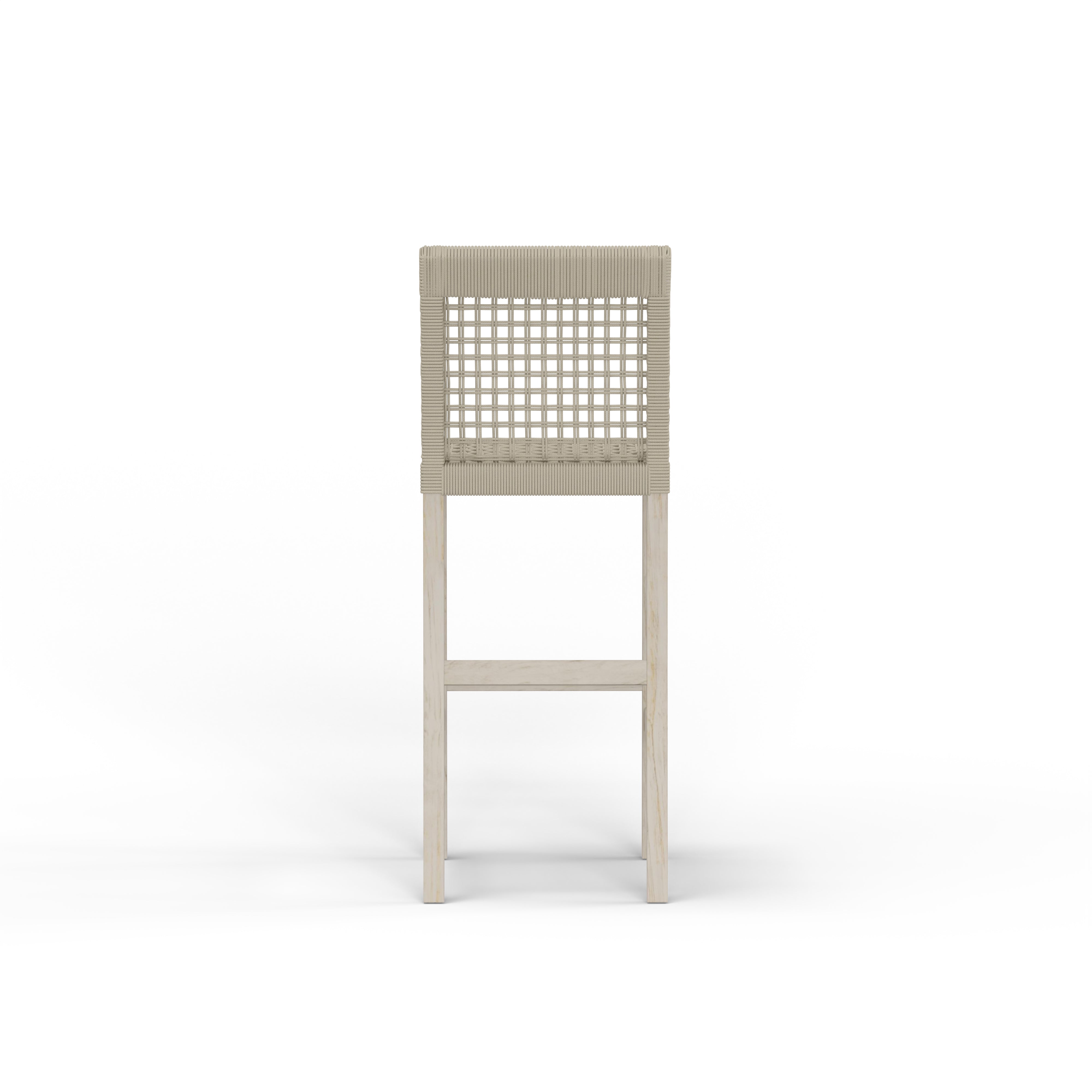 Gray Teak Bar Set For Outdoors