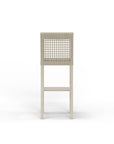 Gray Teak Outdoor Bar Chair