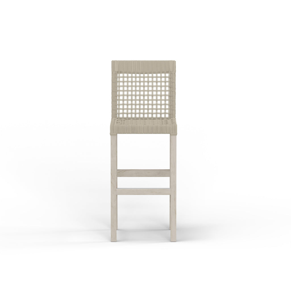 Gray Teak Bar Stool