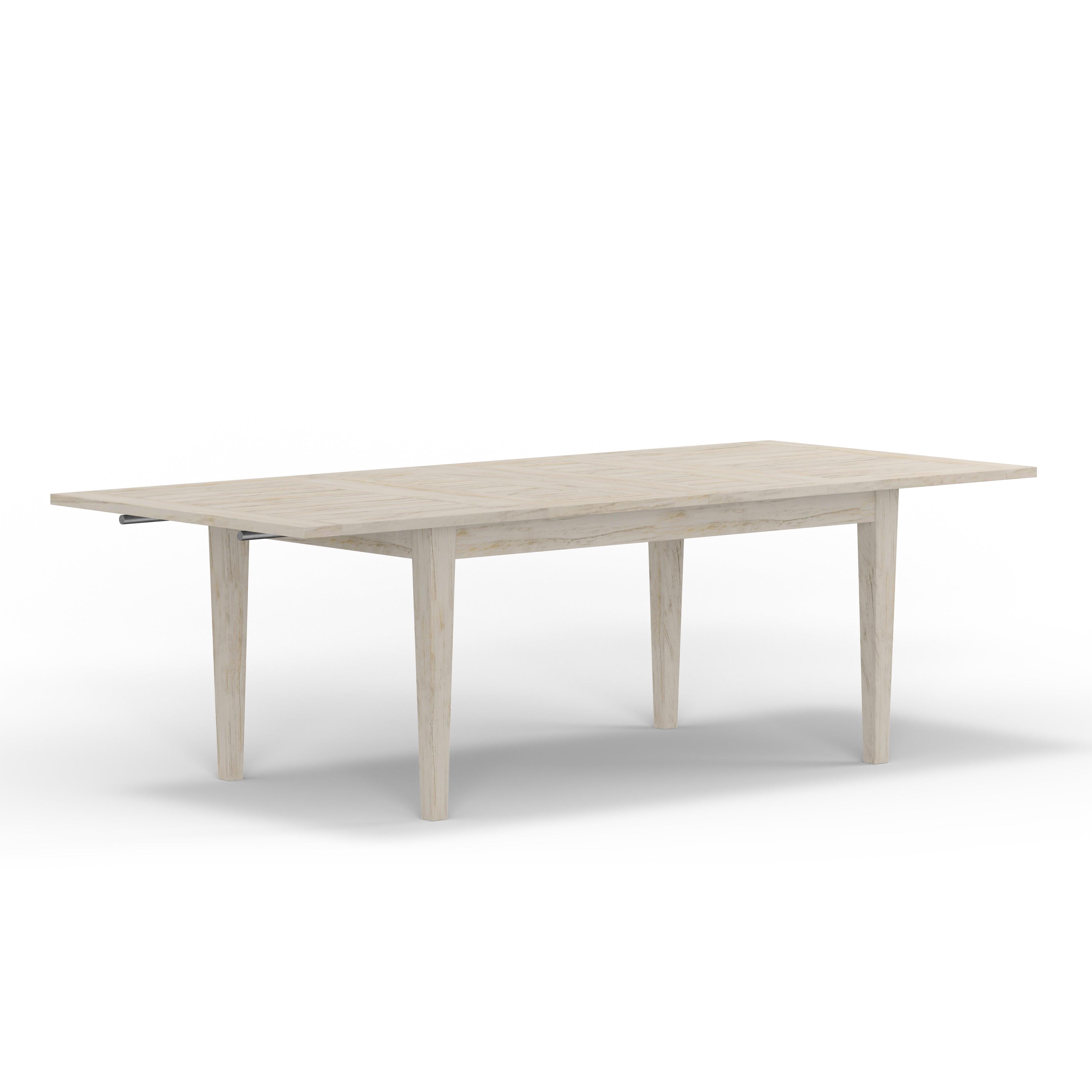 Gray Teak Outdoor Dining Table