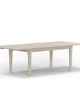 Gray Teak Outdoor Dining Table